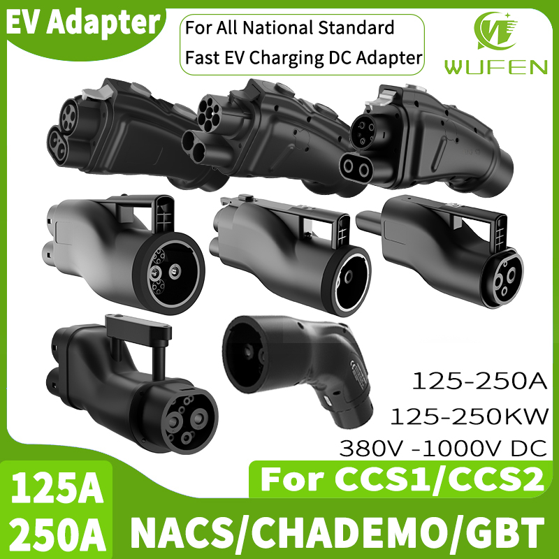 Gb/T To Ccs2 200A Fast Charging Adapter - WUFEN untuk Semua Adaptor EV Pengisi