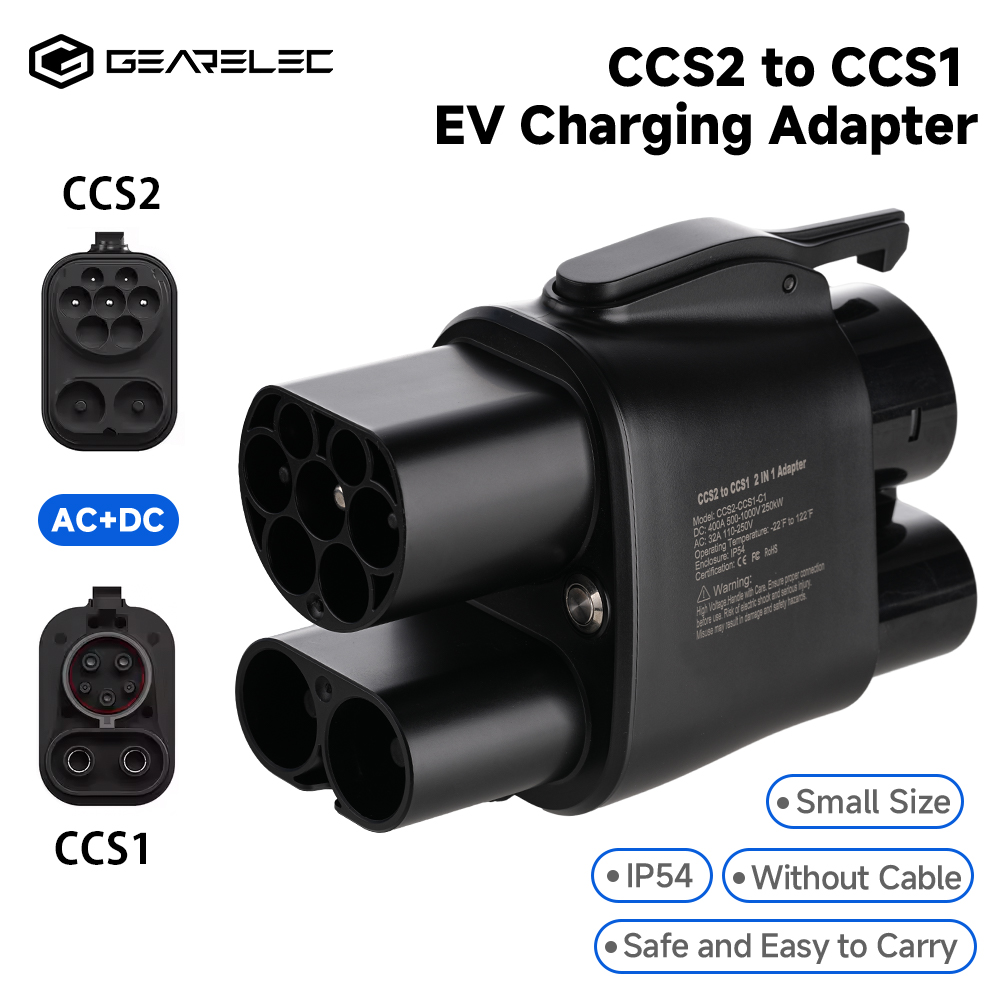 Ccs2 To Ccs1 Fast Charge Adapter 250Kw - GEARELEC CCS2 Ke CCS1 Adaptor DC