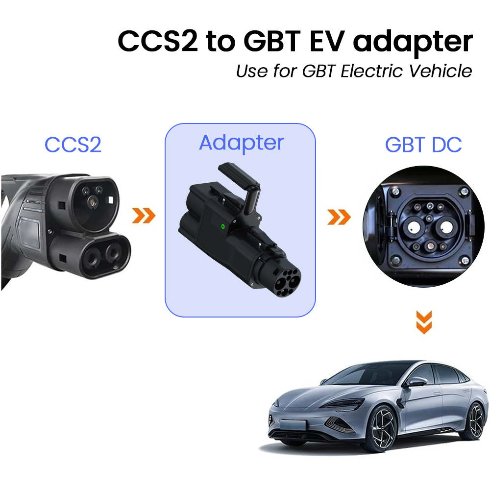Gb/T To Ccs2 200A Fast Charging Adapter - Adaptor konverter CCS2 ke GB/T EV