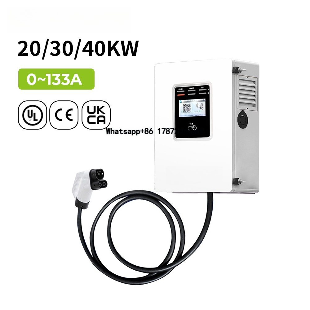 Dc Fast Charger 30Kw Wallbox Commercial - Pengisi Daya EV Cepat Komersial Ocpp