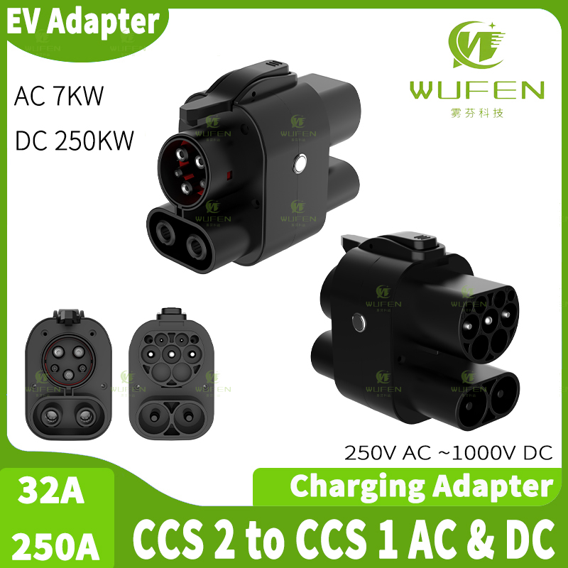 WUFEN Adaptor AC & DC CCS2 ke  - Ccs2 To Ccs1 Fast Charge Adapter 250Kw ulasan dan harga