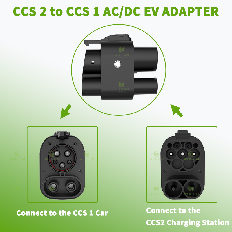 WUFEN Adaptor AC & DC CCS2 ke  - Ccs2 To Ccs1 Fast Charge Adapter 250Kw ulasan dan harga
