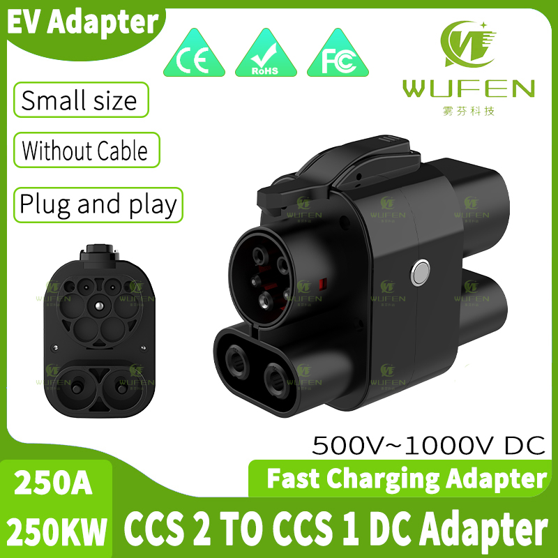 Adaptor pengisi daya woofen CC - Ccs2 To Ccs1 Fast Charge Adapter 250Kw ulasan dan harga