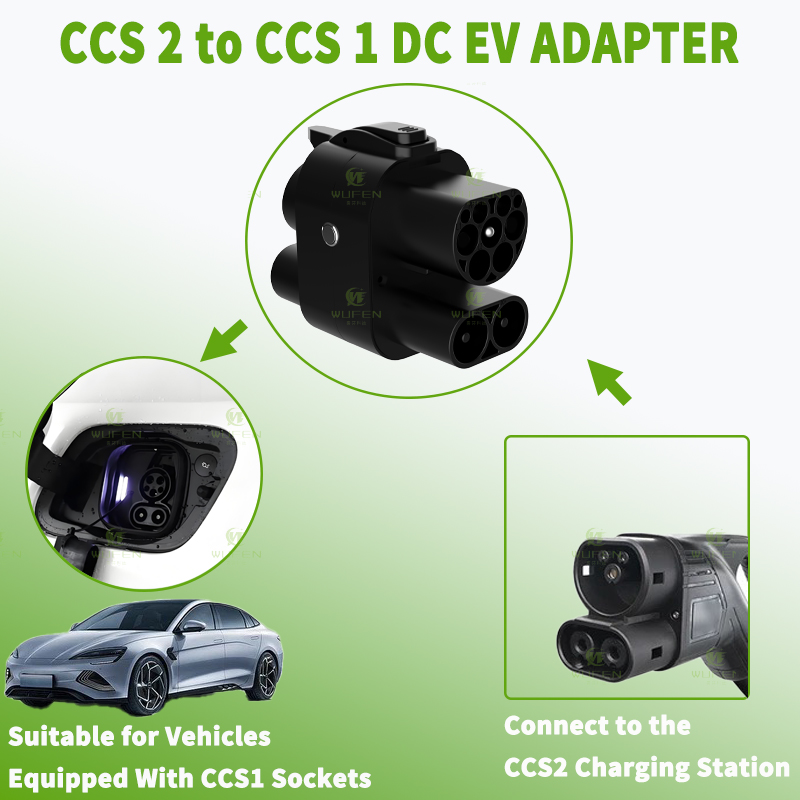 Adaptor pengisi daya woofen CC - Ccs2 To Ccs1 Fast Charge Adapter 250Kw ulasan dan harga