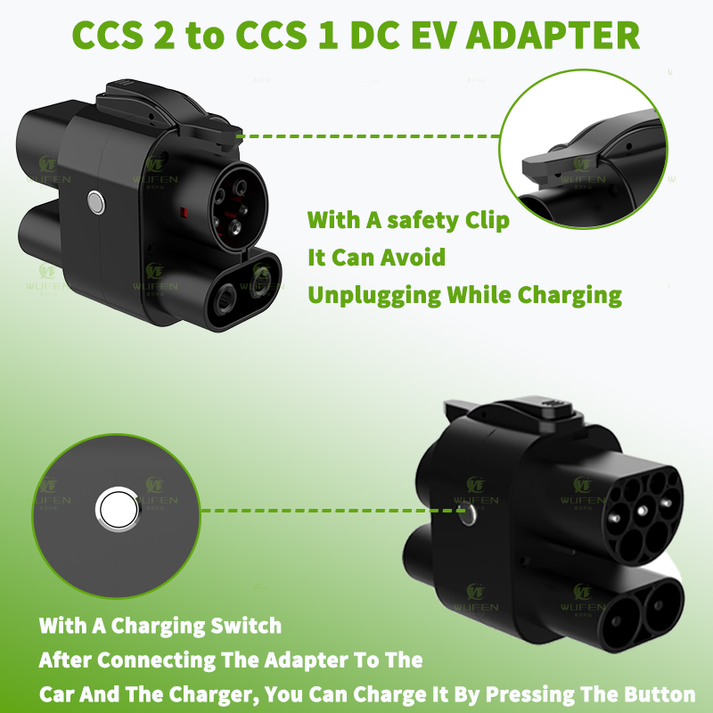 Adaptor pengisi daya woofen CC - Ccs2 To Ccs1 Fast Charge Adapter 250Kw ulasan dan harga