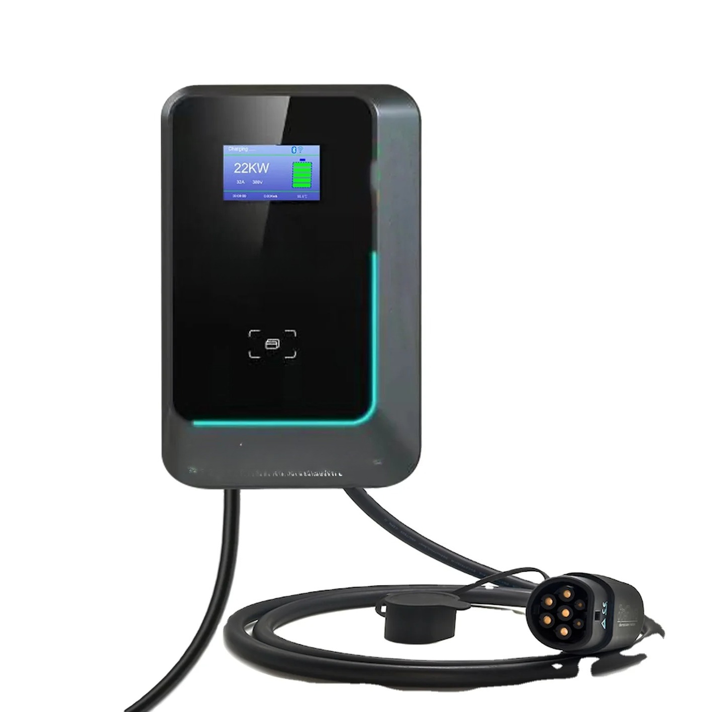 2025 Penjualan Terlaris 7kw/11 - 22Kw Wallbox Type 2 Ocpp Rfid ulasan dan harga