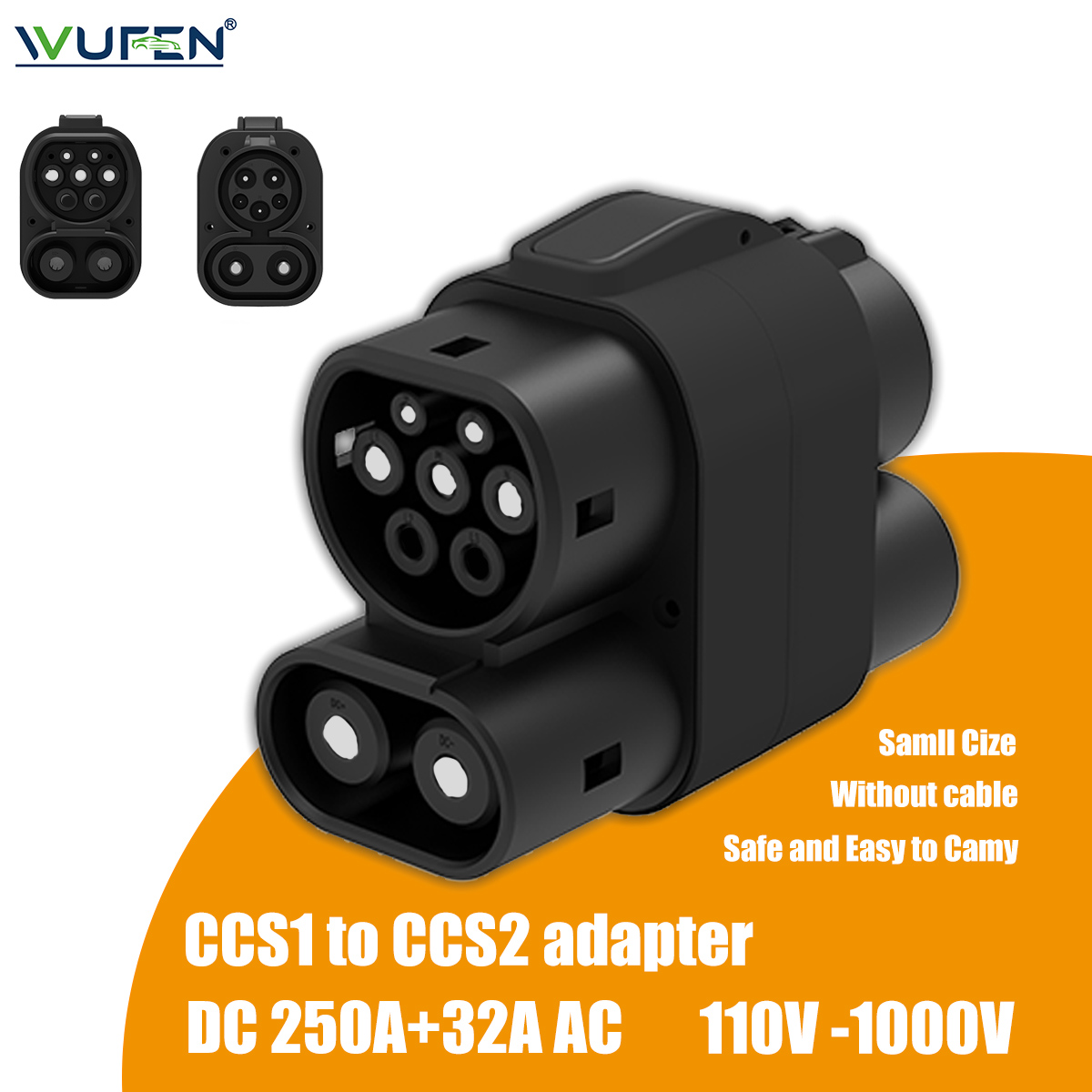 Adaptor Pengisi Daya Kendaraan - Ccs2 To Ccs1 Fast Charge Adapter 250Kw ulasan dan harga