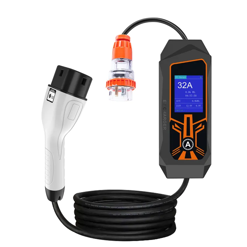 AP01 Pengisi Daya EV Portabel  - Portable Ev Charger 32A Type 2 Cee Plug ulasan dan harga