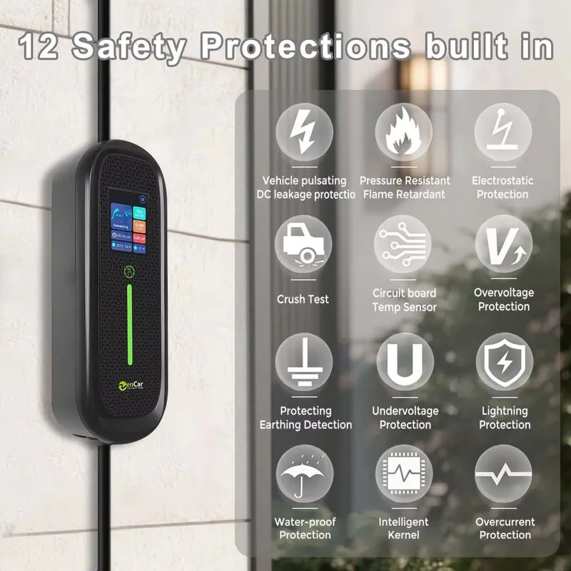 Pengisi Daya EV Portabel 7kW 3 - Portable Ev Charger 32A Type 2 Cee Plug ulasan dan harga