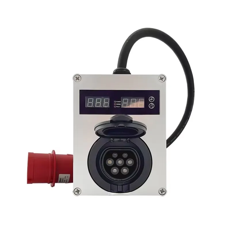 Pengisi Daya Mobil Listrik Min - Portable Ev Charger 32A Type 2 Cee Plug ulasan dan harga