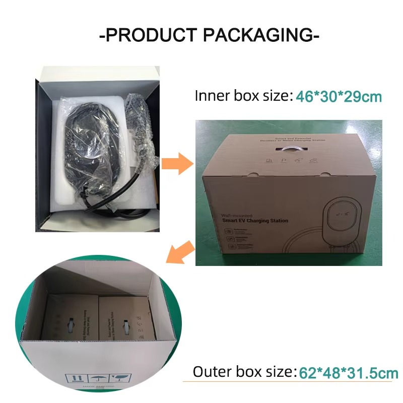 Stasiun Pengisian Daya Dinding - 22Kw Wallbox Type 2 Ocpp Rfid ulasan dan harga