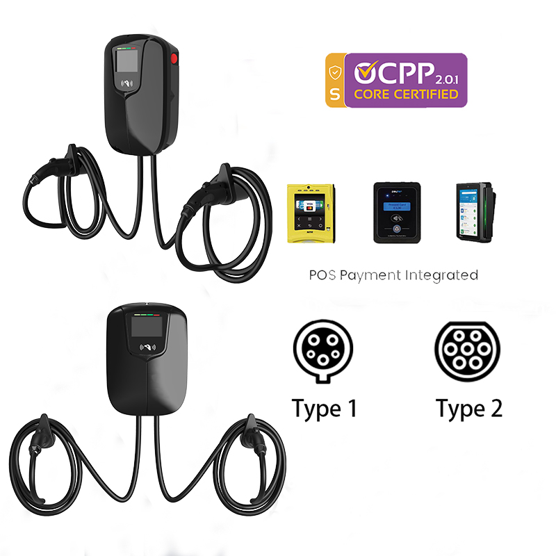 Stasiun Pengisian Daya Kendara - 22Kw Wallbox Type 2 Ocpp Rfid ulasan dan harga